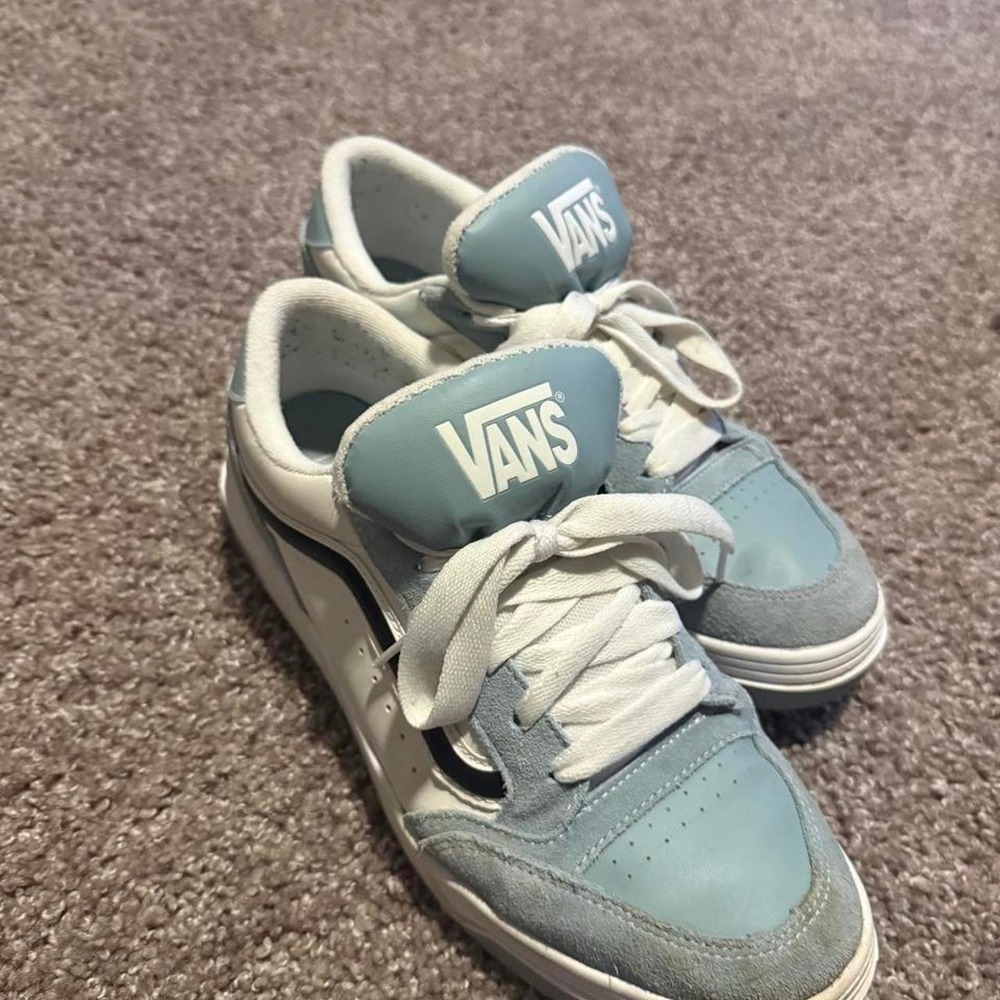 Vintage Vans Blue & White High Top Sneakers – Men's 10